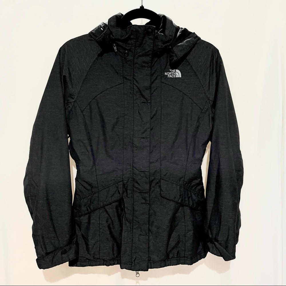 The North Face Rain Jacket / Shell Dark Grey XS
